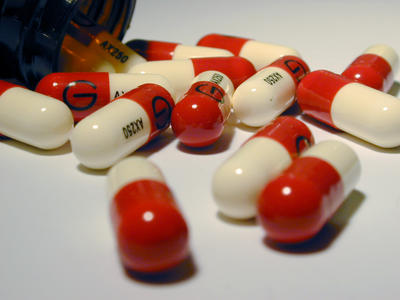 bottle of pills