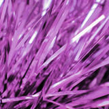 purple tinsel