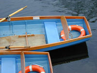 rowing boats