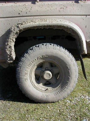 muddy truck