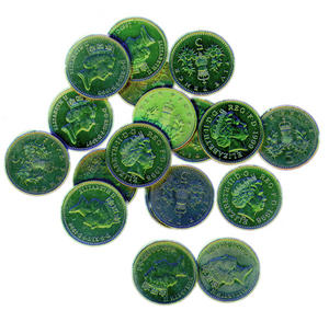 green coins