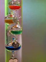 Galilean thermometer