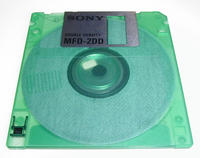 green floppy disk