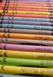 wax crayons