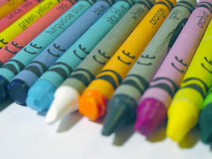 wax crayons