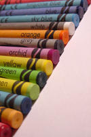 wax crayons