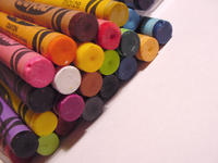 wax crayons