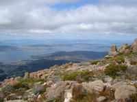 hobart from mount wellington