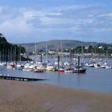 conwy river, low tide
