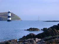 lighthouse of the coast of anglsey