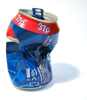 crushed can