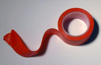 red pvc tape