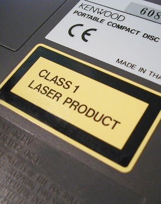 cd laser warning