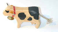 wooden cow