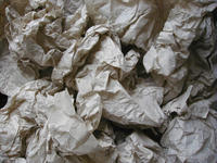 crumpled paper