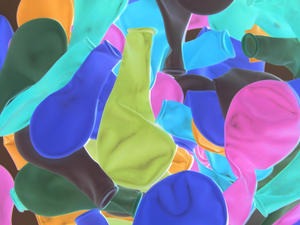 abstract balloons