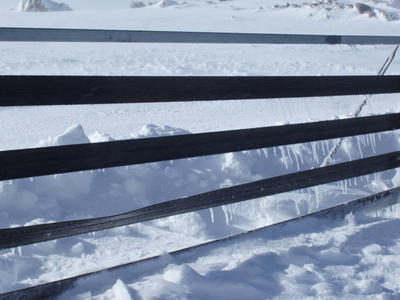 snow drift fence