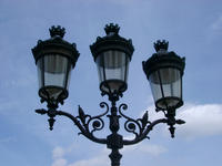 paris lamp post