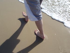 walk in the surf