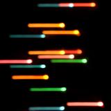 motion blurred lights