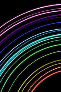 lighttrail rainbow