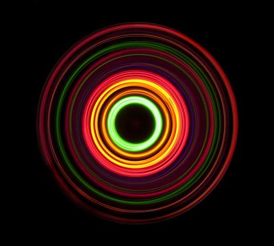 concentric light rings