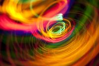 abstract light spiral