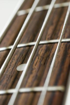 guitar strings macro