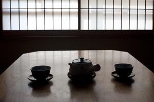 tea ceremony setting