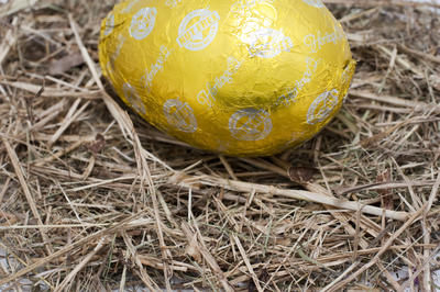 Foil Wrapped Easter Egg