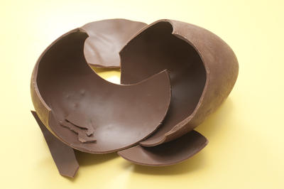 Pieces Of Chocolate Easter Egg