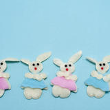 Four Easter Rabbits