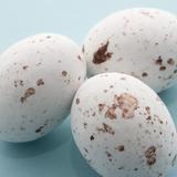 White Speckled Candy Eggs