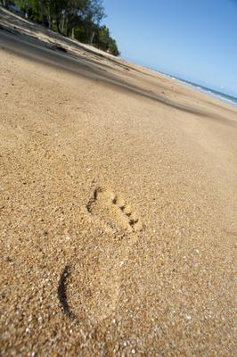 beach footprint