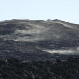Volcanic smoke hill