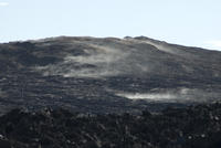 Volcanic smoke hill