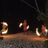 Fijian fire dance