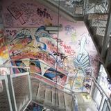 graffiti stairs