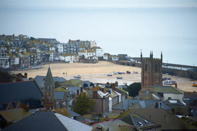 saint ives rooftops