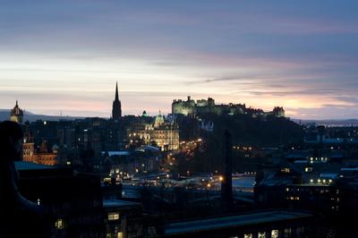 Nighttime Edinburgh