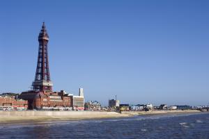 Blackpool waterfront with Blackpool Tower