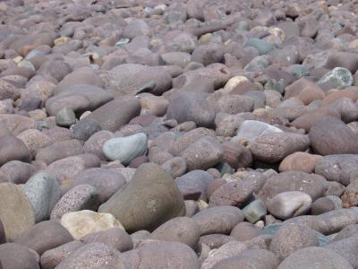 rounded pebbles