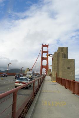 walk along the golden gate