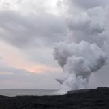 Volcanic steam