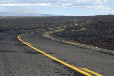 lava field road