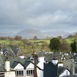 Panoramic view of Hawkshead in Cumbria