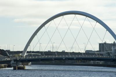 The Clyde Arc in Glasow, Scotland
