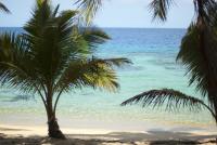 Tropical island beachfront