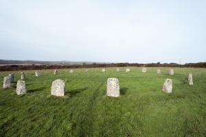 The Merry Maidens Stone Circle in Cornwall