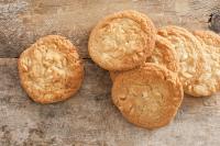 Fresh Baked Cookies on Rustic Wooden Table